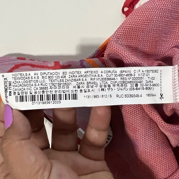 Zara, Women's Jacquard Bodysuit - Multicolor. Size: S. NWT. - Picture 7 of 15